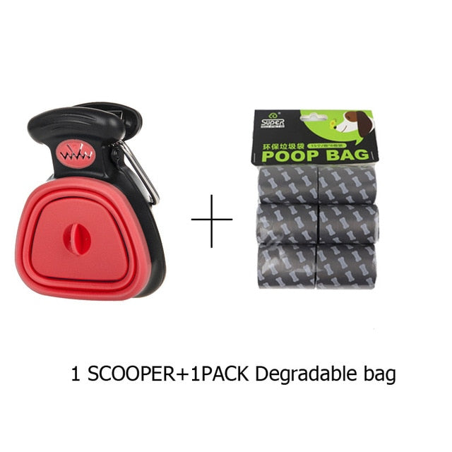 Pooper Scooper with bag attached
