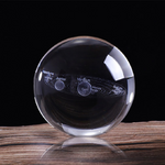 3D Solar System Crystal Ball (Color-Changing) - Novel Buys