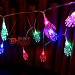 Halloween Skeleton Hands LED String Lights | Novel Buys