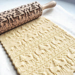 Christmas Embossing Rolling Pin - Novel Buys