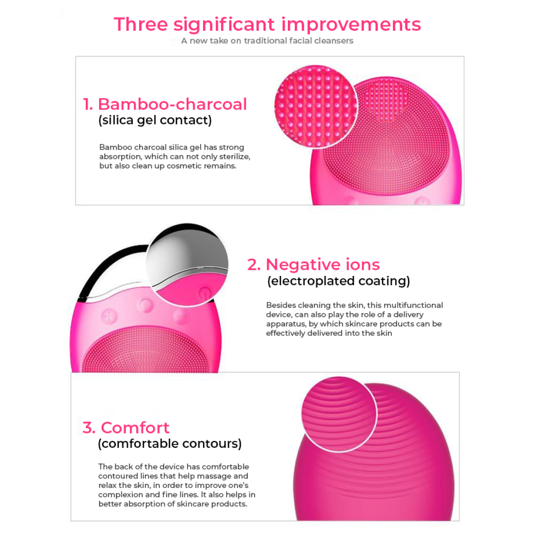 Deep Pore Facial Cleansing Brush - Novel Buys