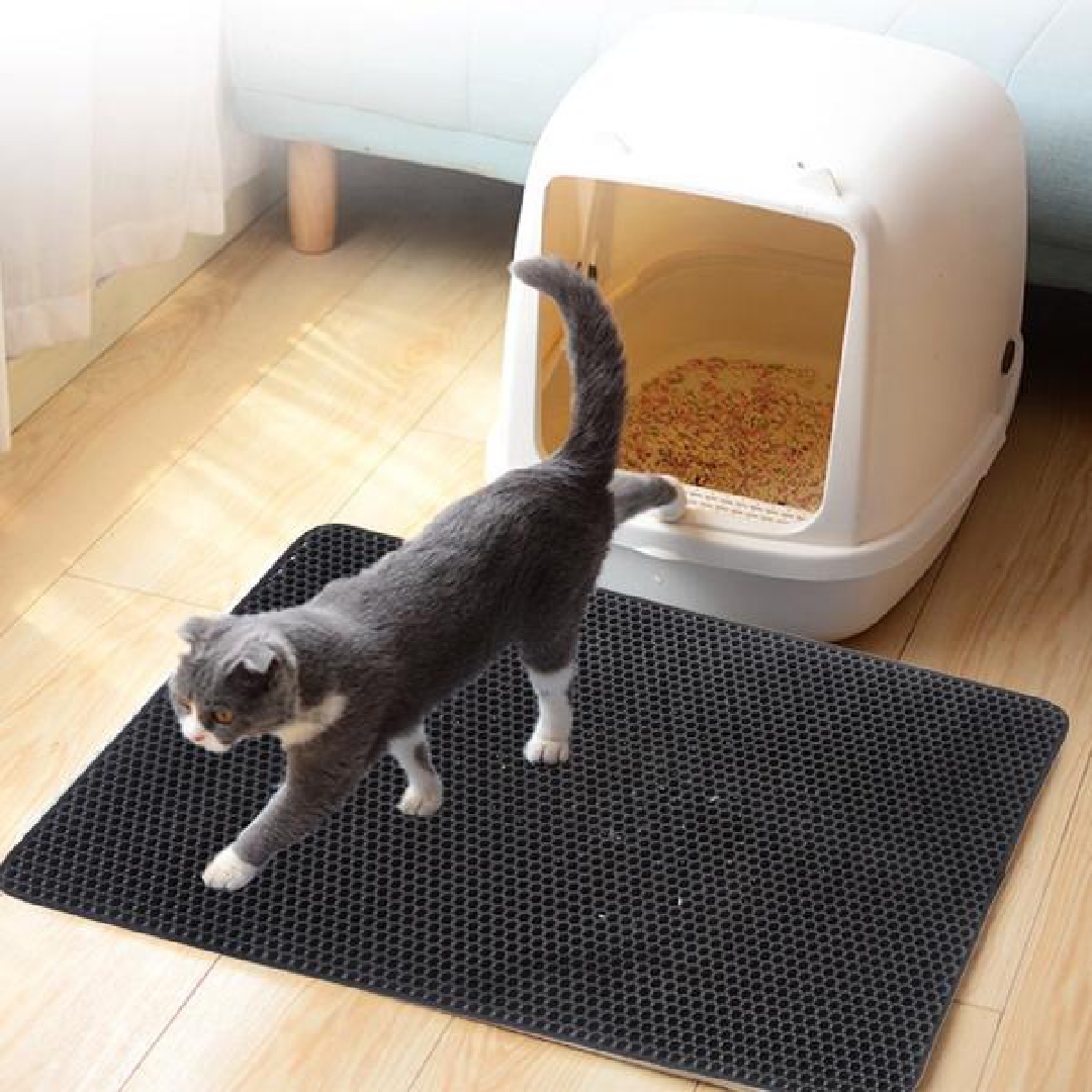 Waterproof clearance litter mat
