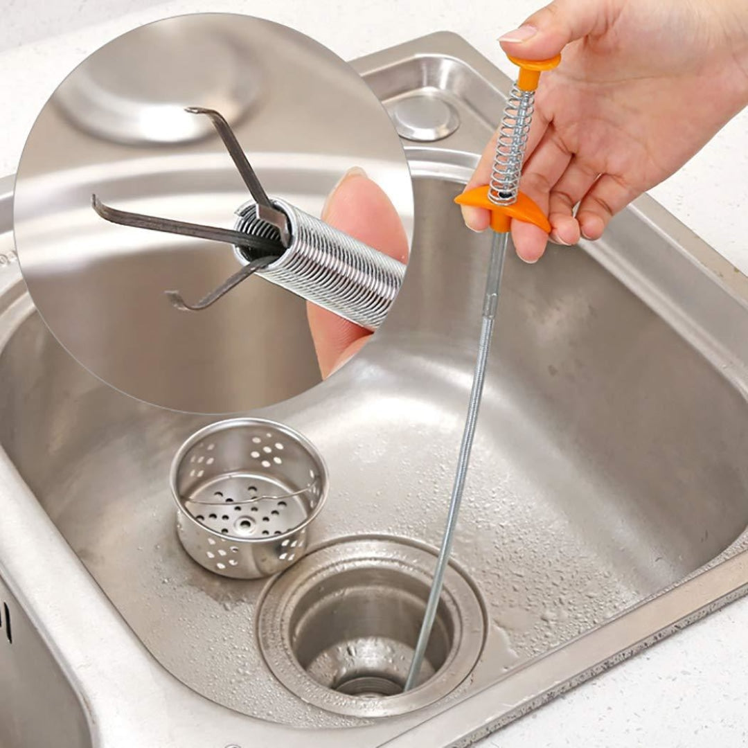 Sink Cleaning Tool Drain Cleaner for Kitchen Clog Remover Pipe Dredging  tool New