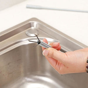 Flexible Sink & Drain Pipe Dredging Tool - Novel Buys