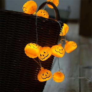 Halloween Pumpkin LED String Lights - Novel Buys