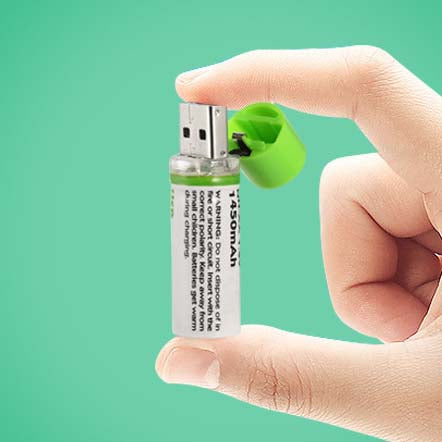 USB Rechargeable AA Batteries