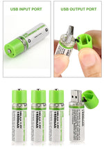 USB Rechargeable AA Batteries