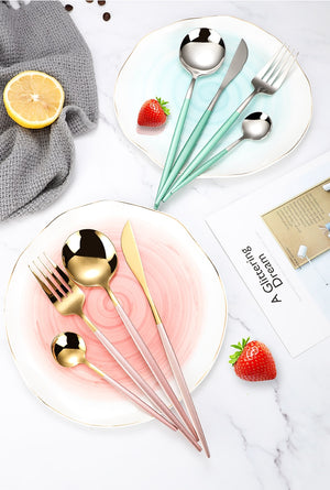 4Pcs/ Stainless Steel Cutlery