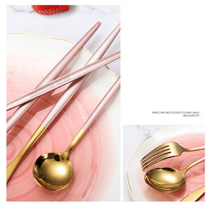 4Pcs/ Stainless Steel Cutlery