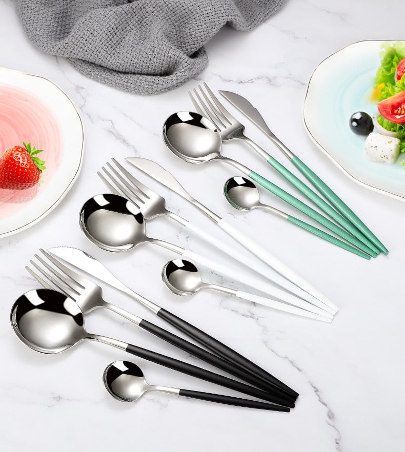 4Pcs/ Stainless Steel Cutlery