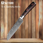 XITUO  Stainless Steel Veins Kitchen Knives