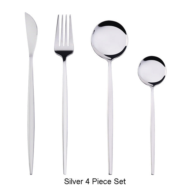 4Pcs/ Stainless Steel Cutlery