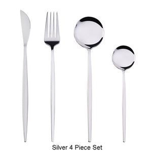 4Pcs/ Stainless Steel Cutlery