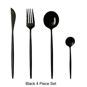 4Pcs/ Stainless Steel Cutlery