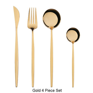 4Pcs/ Stainless Steel Cutlery
