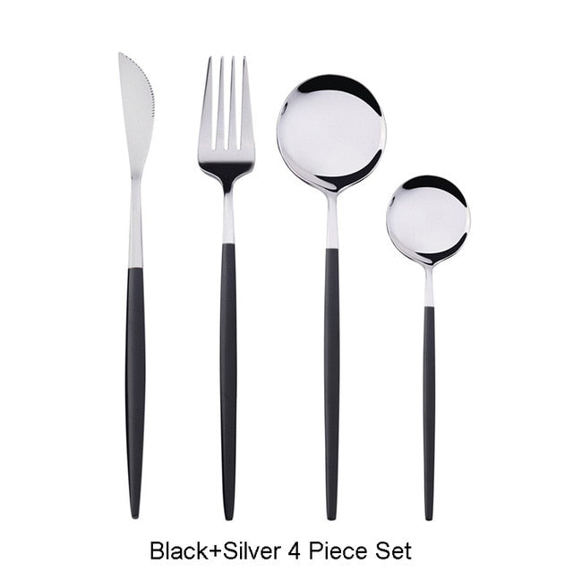 4Pcs/ Stainless Steel Cutlery