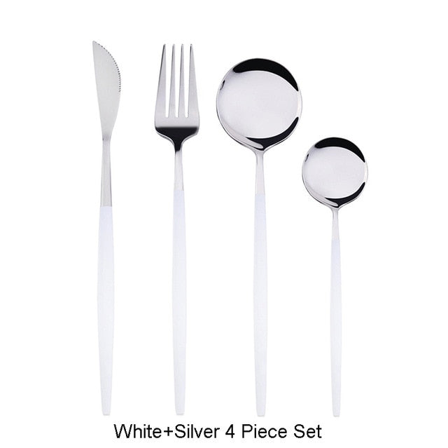 4Pcs/ Stainless Steel Cutlery