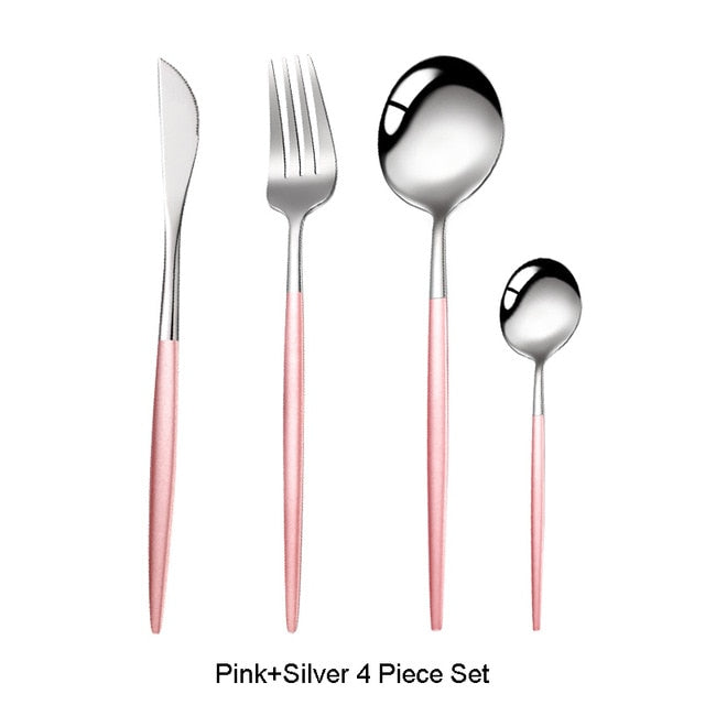 4Pcs/ Stainless Steel Cutlery