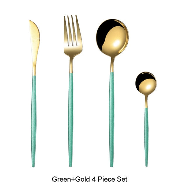 4Pcs/ Stainless Steel Cutlery