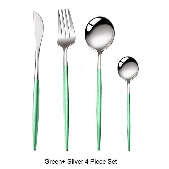 4Pcs/ Stainless Steel Cutlery