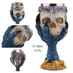 Coolest Gothic Resin Stainless Steel  Wine Glass Cocktail Glasses Whiskey Cup Party Bar Drinkware