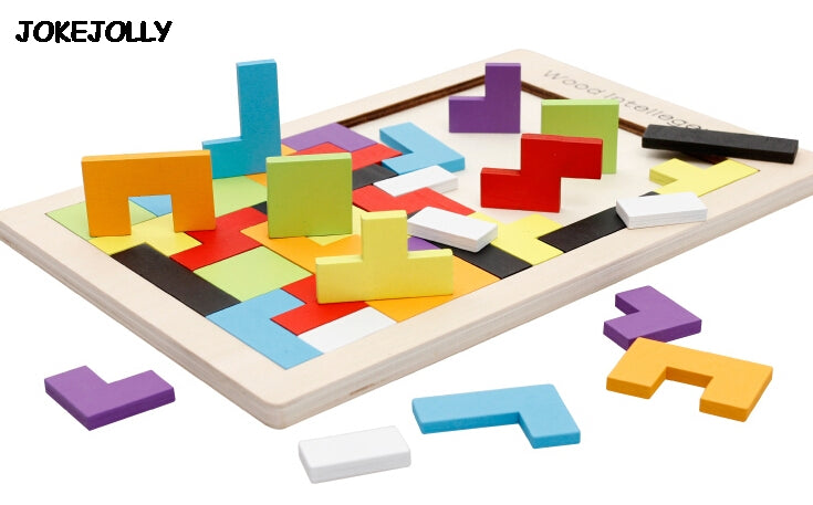Tetris Wooden Puzzle Toy