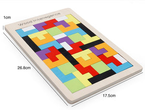 Tetris Wooden Puzzle Toy