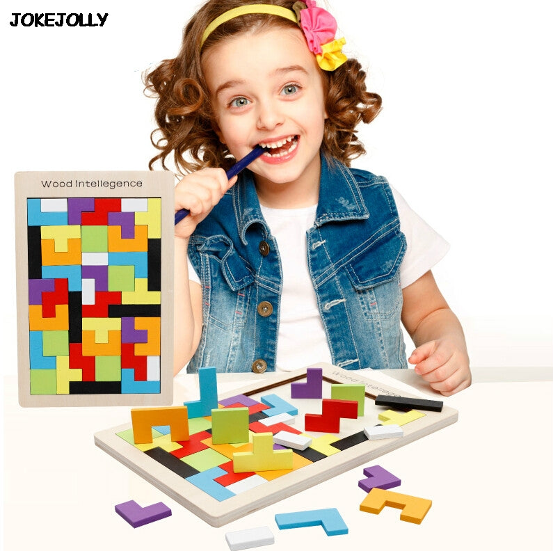 Tetris Wooden Puzzle Toy