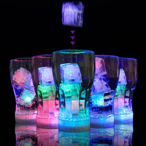 12pcs LED Glowing Light Up Ice Cubes