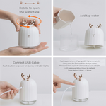 Sweet Ultrasonic Humidifier With Nightlight - Novel Buys
