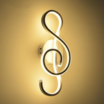 Treble Clef LED Wall Lamp - Novel Buys